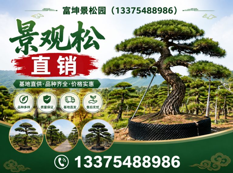 岱岳区景观松直销展示图